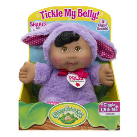 Cabbage Patch Kids Deluxe Toddler - Giggle With Me Purple Bunny Fashion African American