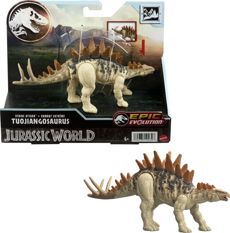 Jurassic World Strike Attack Tuojiangosaurus Dinosaur Toy with Single Strike Action