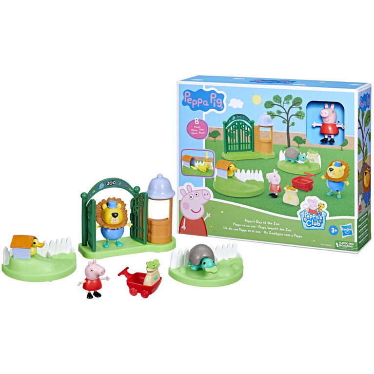 Peppa Pig, coffret Peppa va au zoo