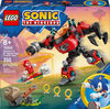 LEGO Sonic the Hedgehog Knuckles Contre le Robot Egg Crusher du Dr. Eggman, Jouet de Robot, Ensemble Interactif 77005