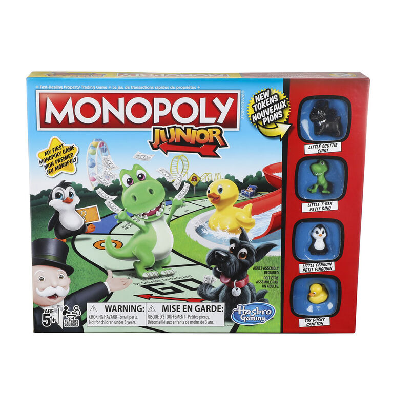 Hasbro Gaming - Monopoly Jr - styles may vary