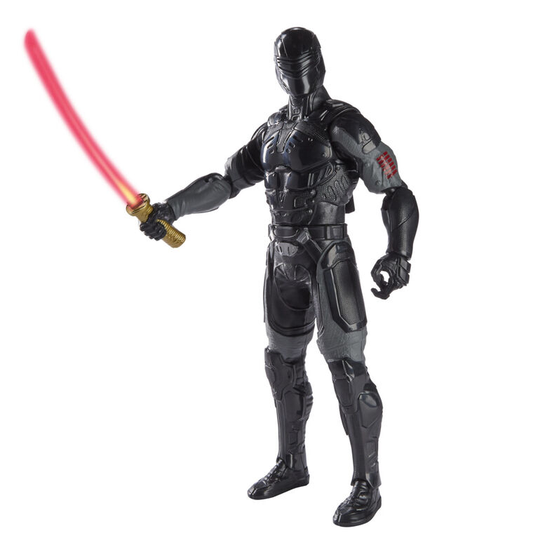 Snake Eyes: G.I. Joe Origins Ninja Strike Snake Eyes Collectible 12-Inch Scale Figure with Action Feature