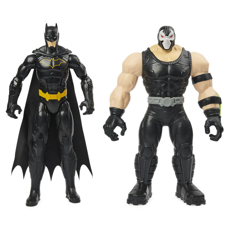 Batman, Coffret de 2 figurines articulée Batman contre Bane de 30 cm - Notre exclusivité