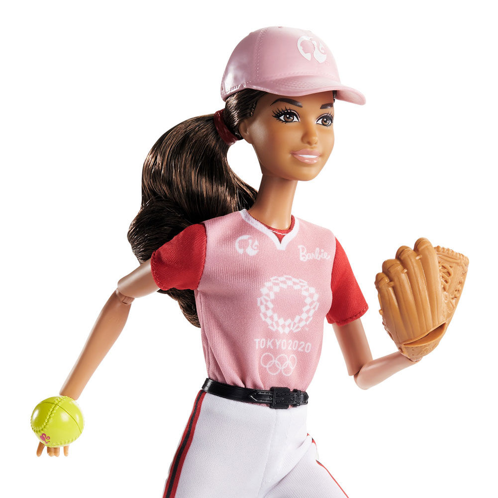 Barbie Olympic Games Tokyo 2020 Softball Doll and Accessories