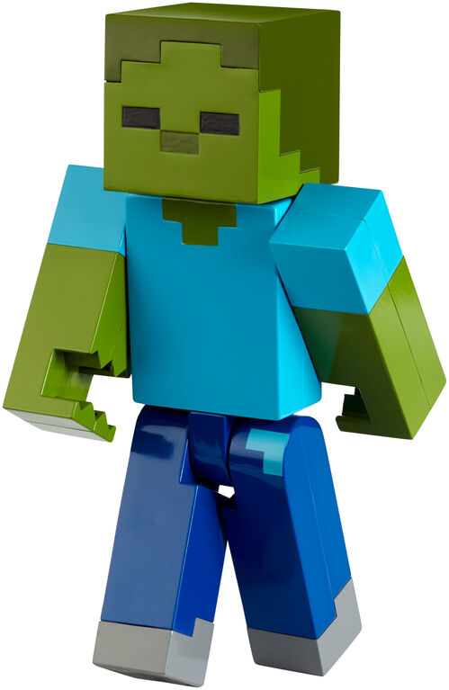 Minecraft - Figurine articulée à grande échelle de 21,6 cm (8,5 po) - Zombie.