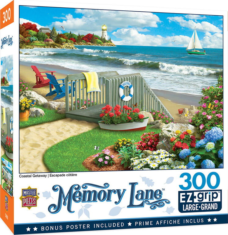 Memory Lane 300 Piece EZ-Grip Puzzle - "Coastal Gateway"