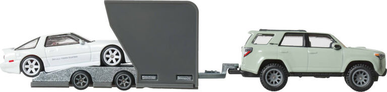 Hot Wheels Team Transport Camion et voiture de course