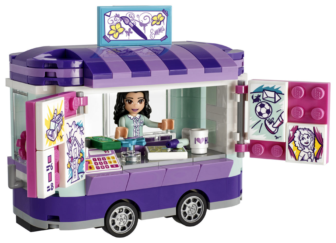 lego friends art stand instructions