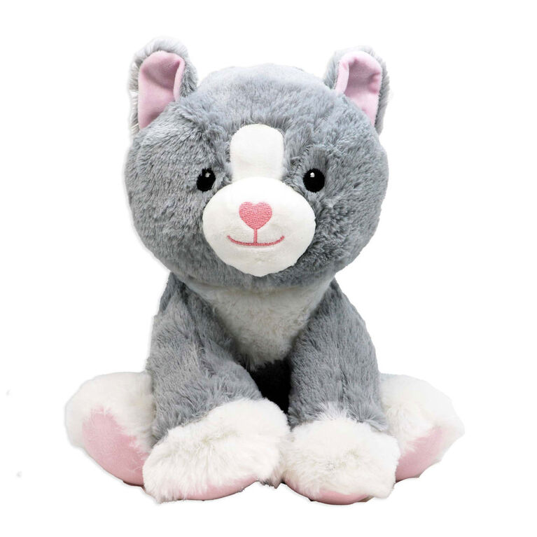 Plushies by Baby Mode Jouet pour chat gris en peluche - 11 po