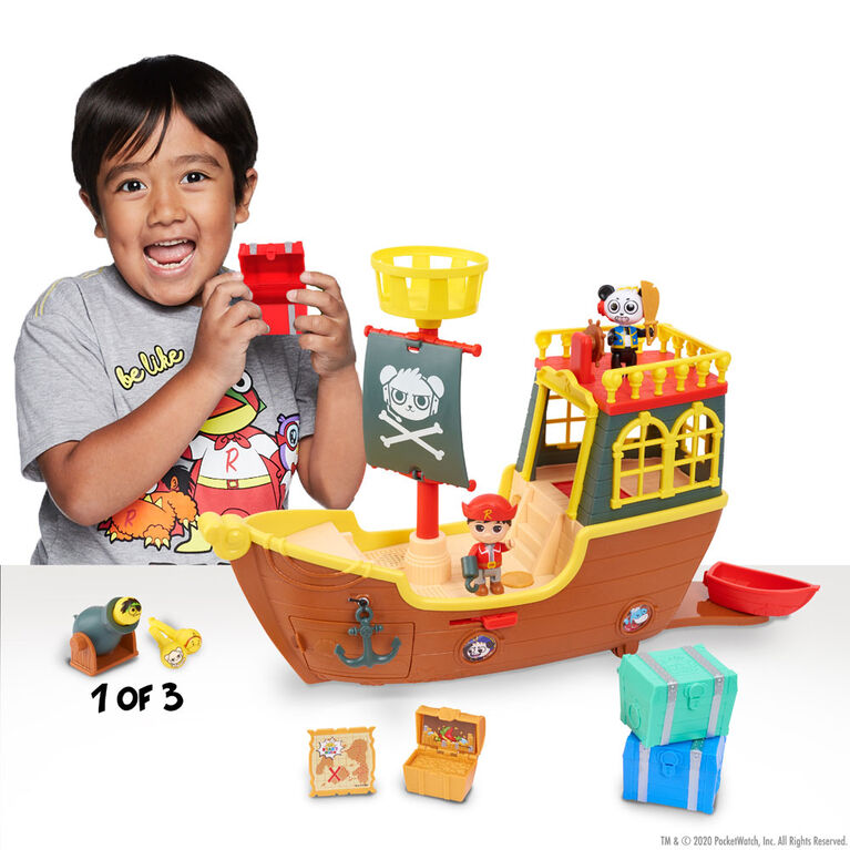 Ryan's World Pirate Ship Playset (12-pieces) - English Edition - R  Exclusive | Toys R Us Canada