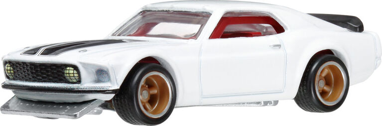 Voiture Hot Wheels Ford Mustang Boss 302 à l'échelle 1:64