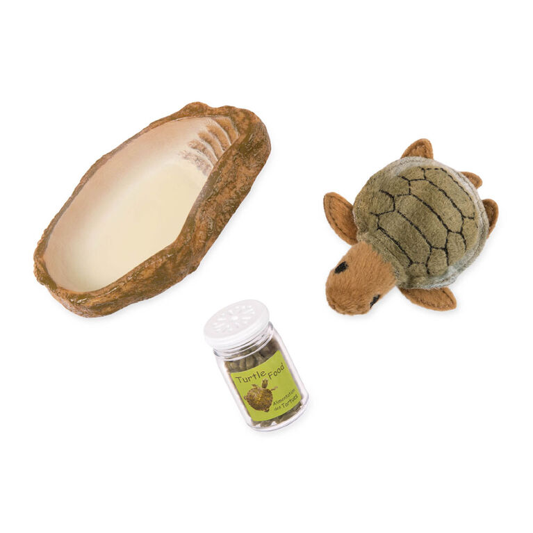 Our Generation, Pet Turtle Set, Plush Pet for 18-inch Dolls