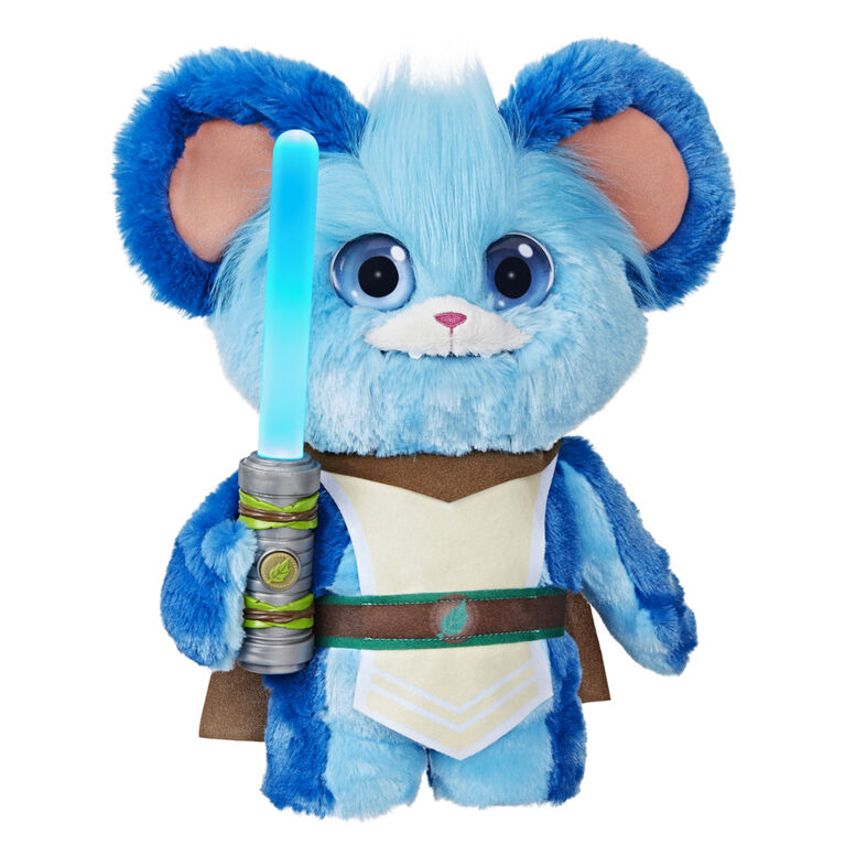 Star Wars Les Aventures des Petits Jedi, Nubs Jedi parlant, peluche Star  Wars électronique, jouets Star Wars, pour jeunes enfants