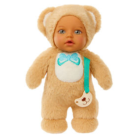 BABY born Cozy Cuties Soft Baby Doll- Bear, Gray Eyes