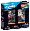 Back to the future avec Marty McFly et  Dr. Emmett Brown - Playmobil