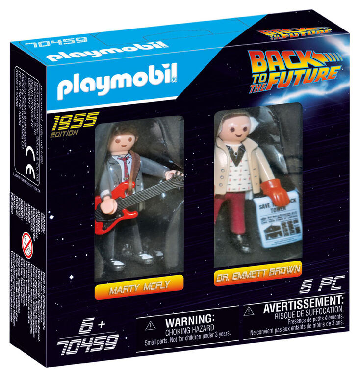 Back to the future avec Marty McFly et  Dr. Emmett Brown - Playmobil
