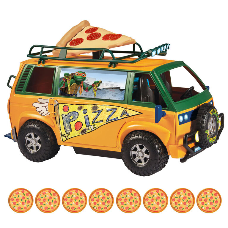 Teenage Mutant Ninja Turtles: Mutant Mayhem Pizza Fire Delivery Van