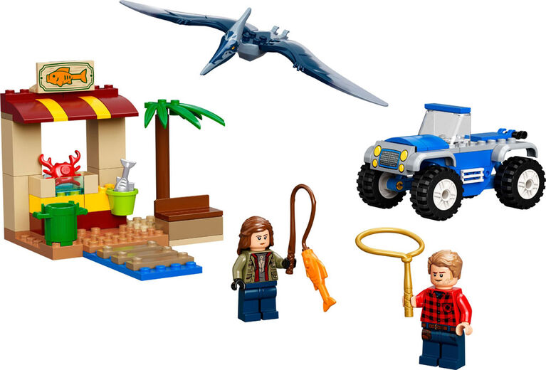 LEGO Jurassic World La poursuite du Ptéranodon 76943 Ensemble de construction (91 pièces)