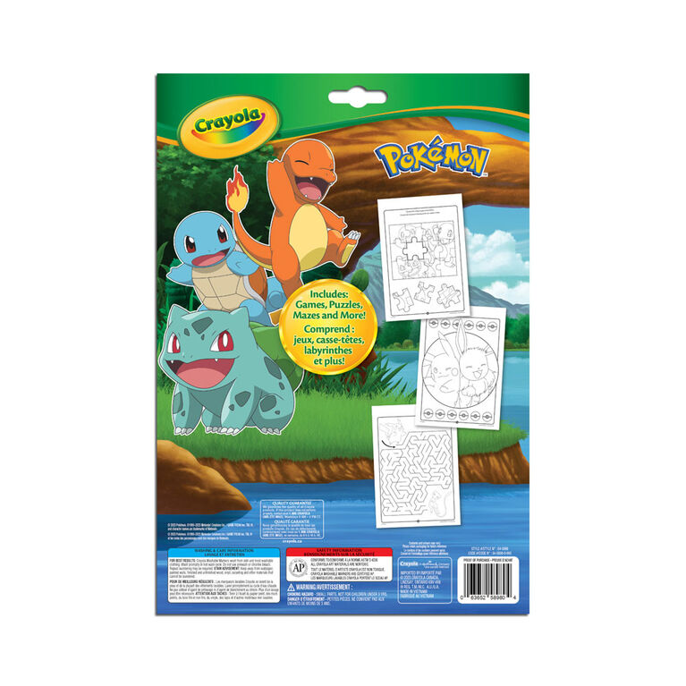 Crayola Pokémon Colouring and Activity Book