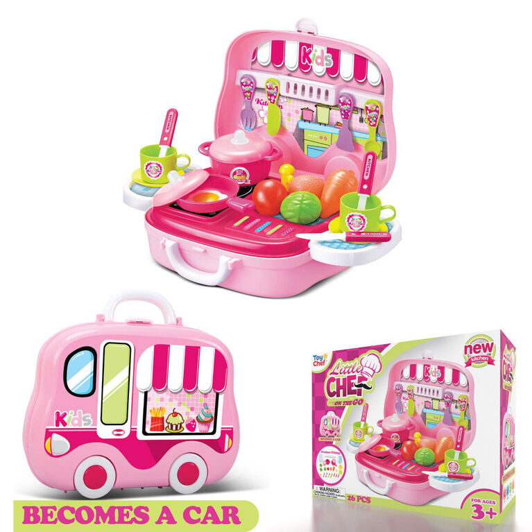 Toy Chef Children's Portable Mini Toy Kitchen Set