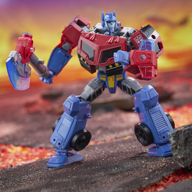 Transformers Legacy United Voyager Class Animated Universe Optimus Prime Action Figure