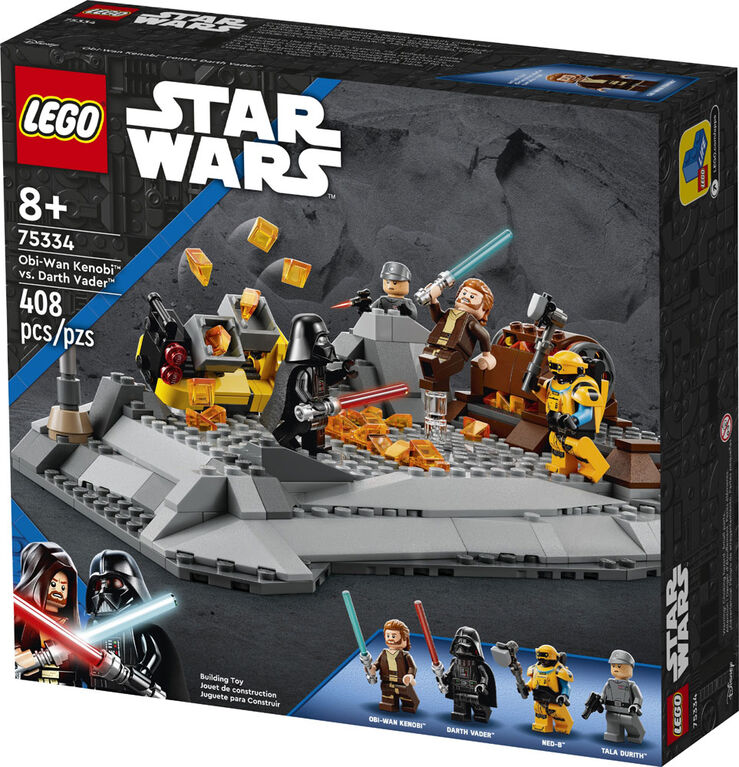 LEGO Star Wars Obi-Wan Kenobi vs. Darth Vader 75334 Building Kit (408 Pieces) - Coming Soon!