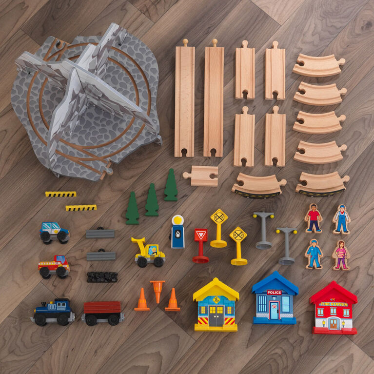 KidKraft Rocky Mountain Train Set and Table - R Exclusive