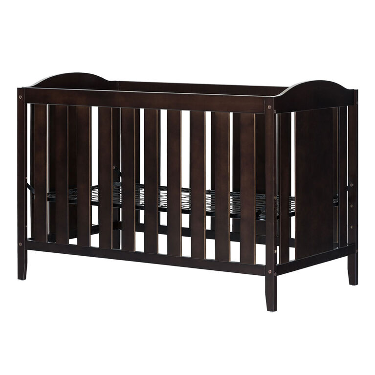 Angel Crib and Toddler Bed - Convertible Nursery Furniture for your Baby- Espresso