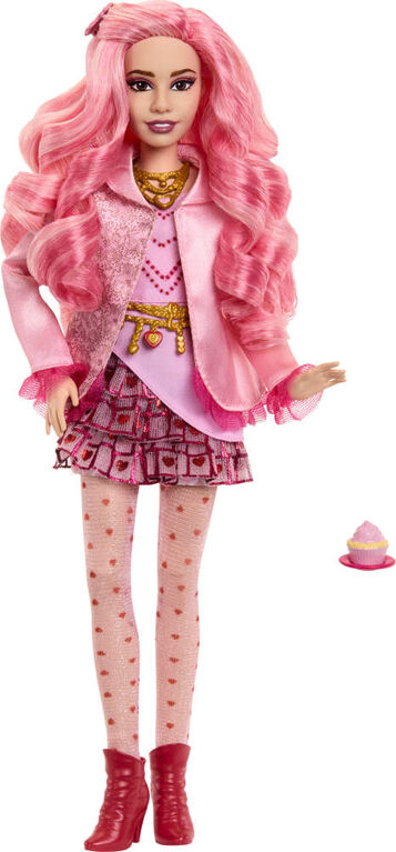 Disney Descendants: The Rise of Red Bridget Poupée jeune Reine de Coeur avec vêtements et accessoire cupcake inspirés du film