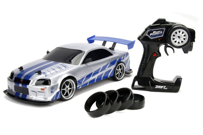 Fast & Furious 1:10 Drift Rc 2002 Nissan Skyline Gt-R (Bnr34)