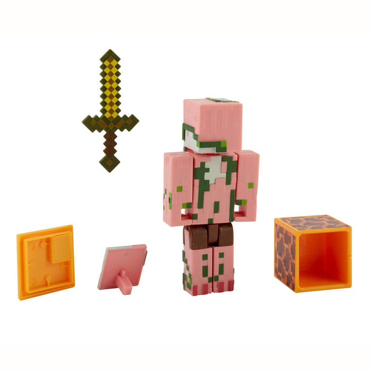 minecraft zombie pigman figure english edition