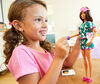 Barbie Relaxation Doll, Brunette, with Puppy and 8 Accessories