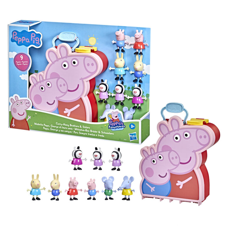 Peppa Pig Carry-Along Brothers & Sisters - English Edition - R Exclusive