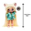 Na Na Na Surprise 2-in-1 Fashion Doll and Metallic Purse Glam Series - Victoria Grand, Blonde Doll in Green Dress and Dog Ear Hat with Chihuahua Purse