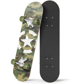 Rudeboyz Mini Skateboard - Camo - 24"