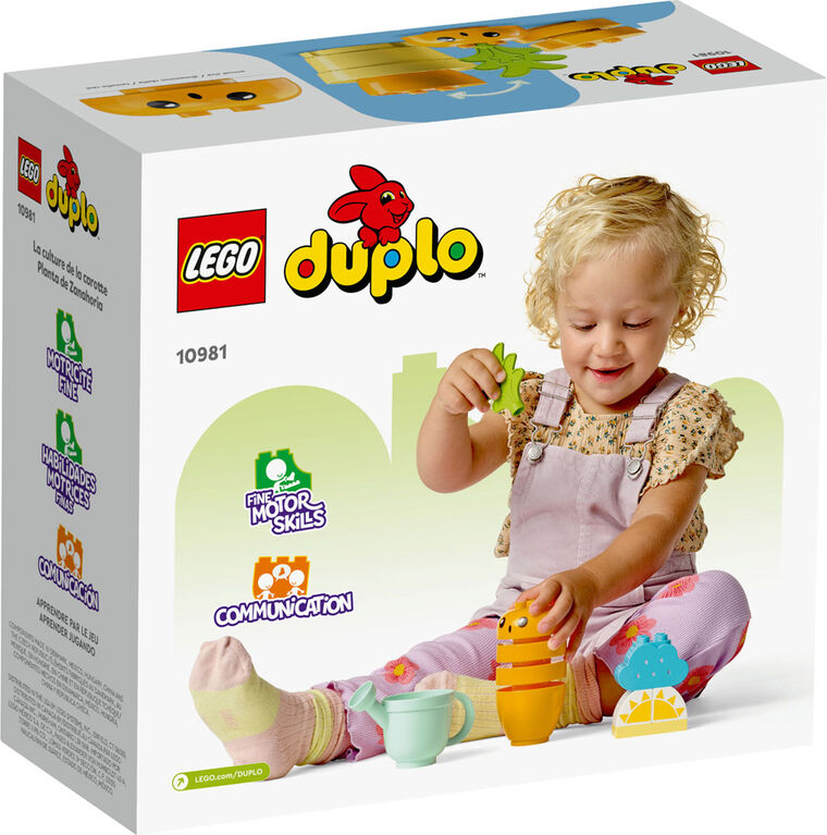 LEGO DUPLO My First Growing Carrot 10981 Building Toy Set (11 Pieces)