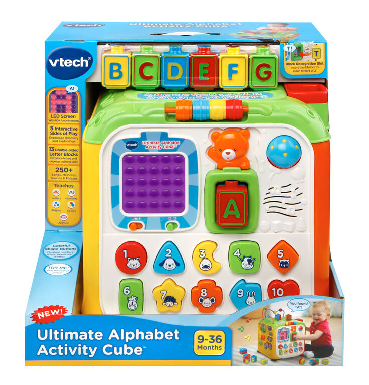 Ultimate Alphabet Activity Cube - English Edition