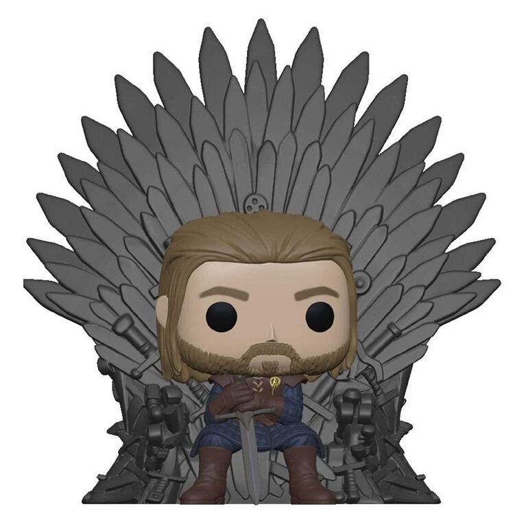 Figurine en vinyle Ned Stark on Throne par Funko POP! Deluxe: Game of Thrones