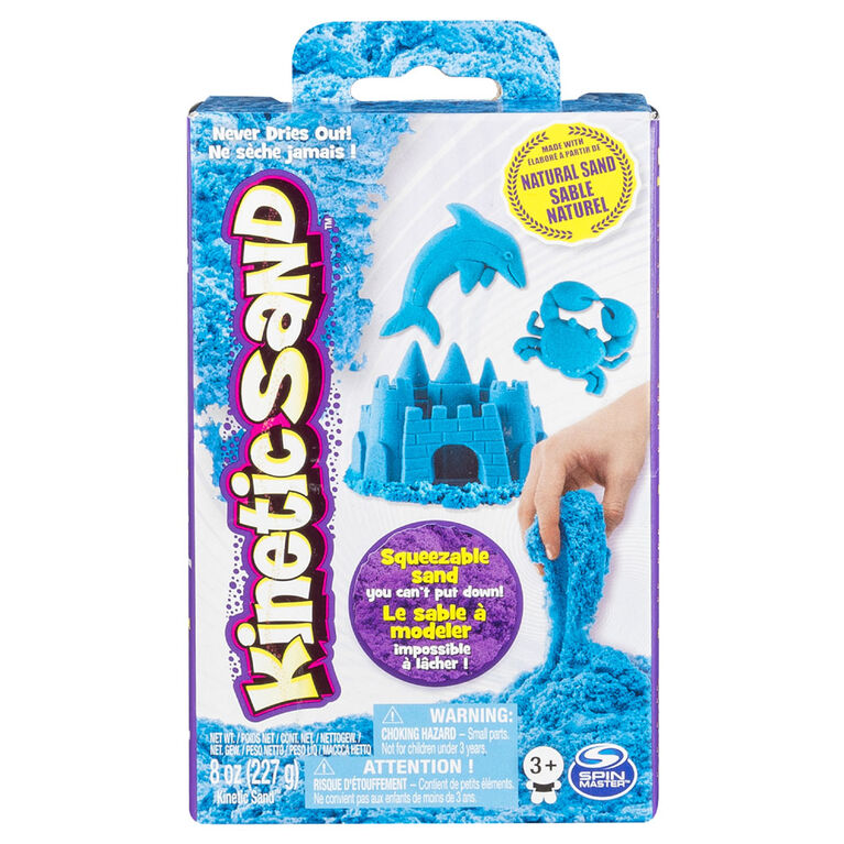 Kinetic Sand - 8 oz (227 g) de sable bleu