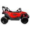 KIDSVIP Buggy d'aventure 2 places 24 V pour enfants 4X4 UTV porteur avec RC - Rouge