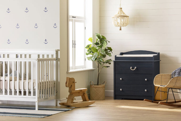 South Shore, Changing Table with Drawers - Blueberry