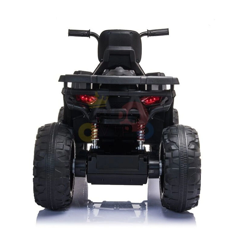 KidsVip 24V Kids and Toddlers Titan Ride On Quad/ATV w/Rubber Wheels - Black - English Edition