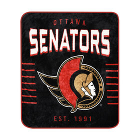 NHL Ottawa Senators Plush Super Soft Blanket, 60" x 70"