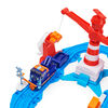 Mighty Express, Coffret Gare du port avec train exclusif Milo le mécano et sa grue magnétique