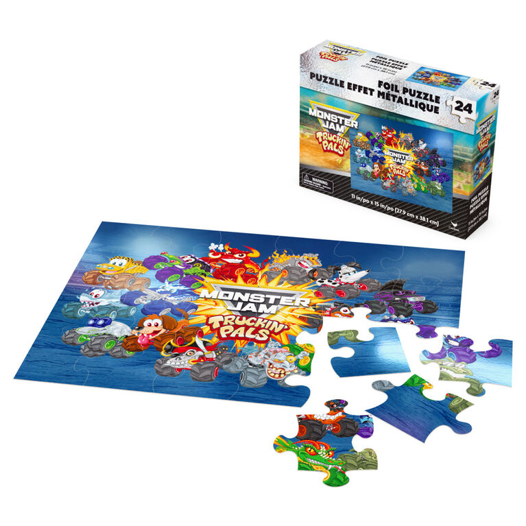 Monster Jam 24-Piece Foil Puzzle