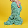 Kinetic Sand, Twinkly Teal 2lb Bag of All-Natural Shimmering Sand for Squishing, Mixing and Molding