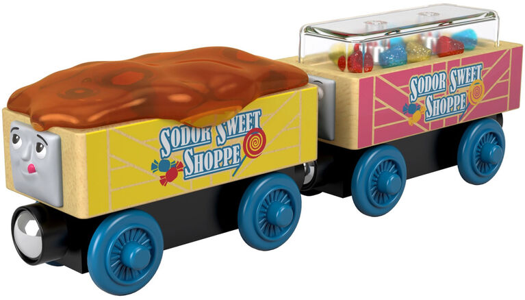 Thomas et ses amis - Bois - Wagons de bonbons