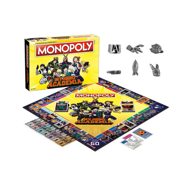 USAopoly MONOPOLY: My Hero Academia - Édition anglaise