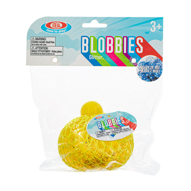 ALEX - Blobbies Glitter Clear Yellow