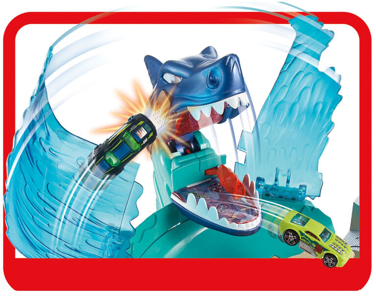 Hot Wheels City Shark Beach Battle Playset Toys R Us Canada